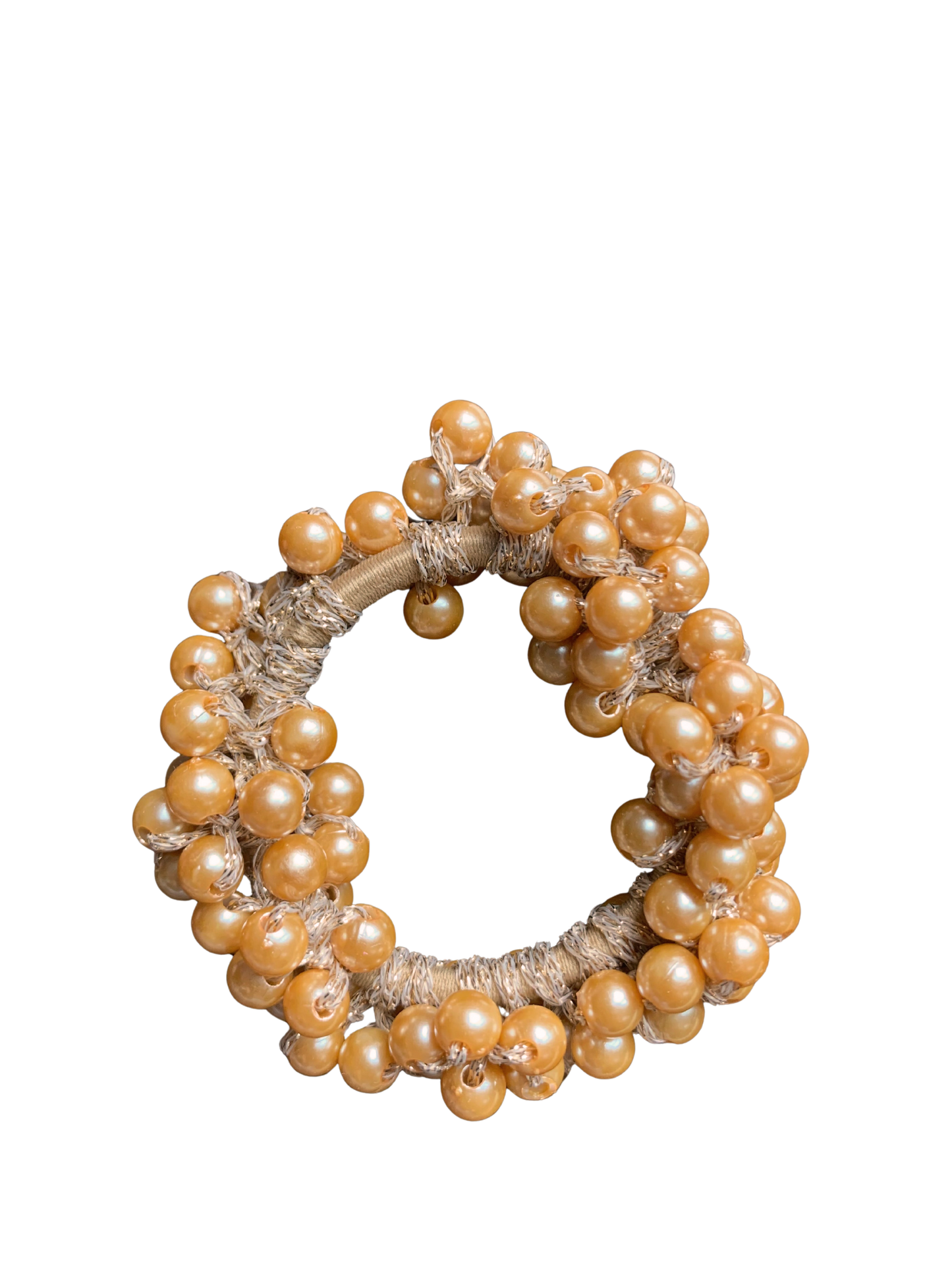 ÉLASTIQUE PERLÉ BRONZE