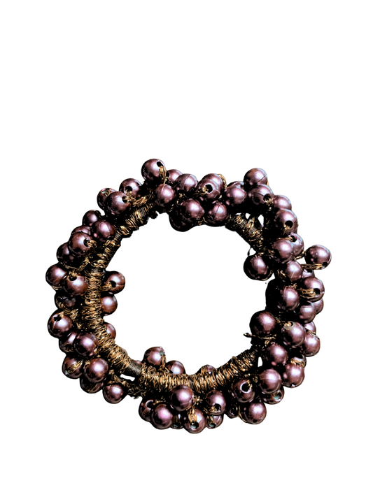 ÉLASTIQUE PERLÉ MOKA