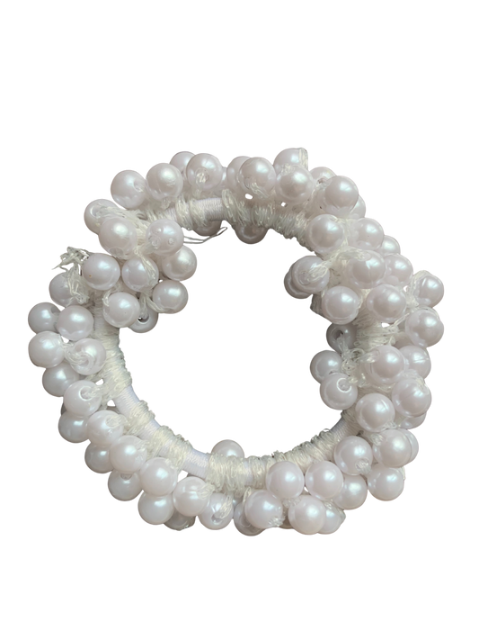 ÉLASTIQUE PERLÉ BLANC